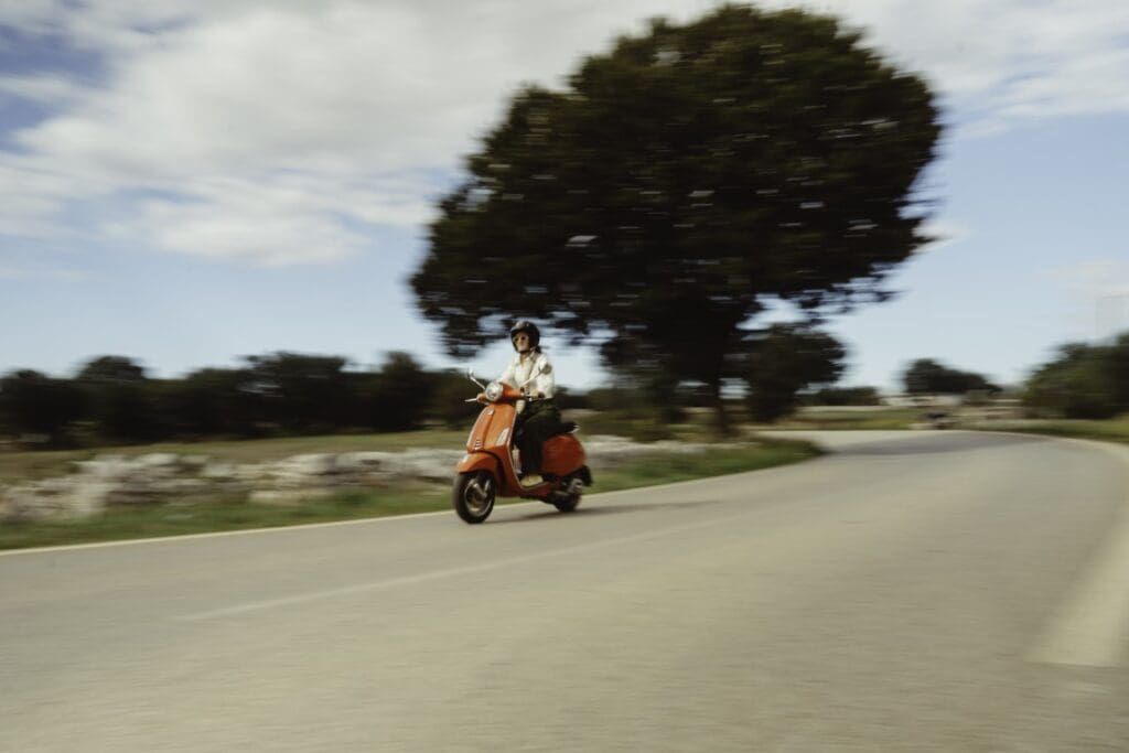 Vespa-Ausflug in Apulien