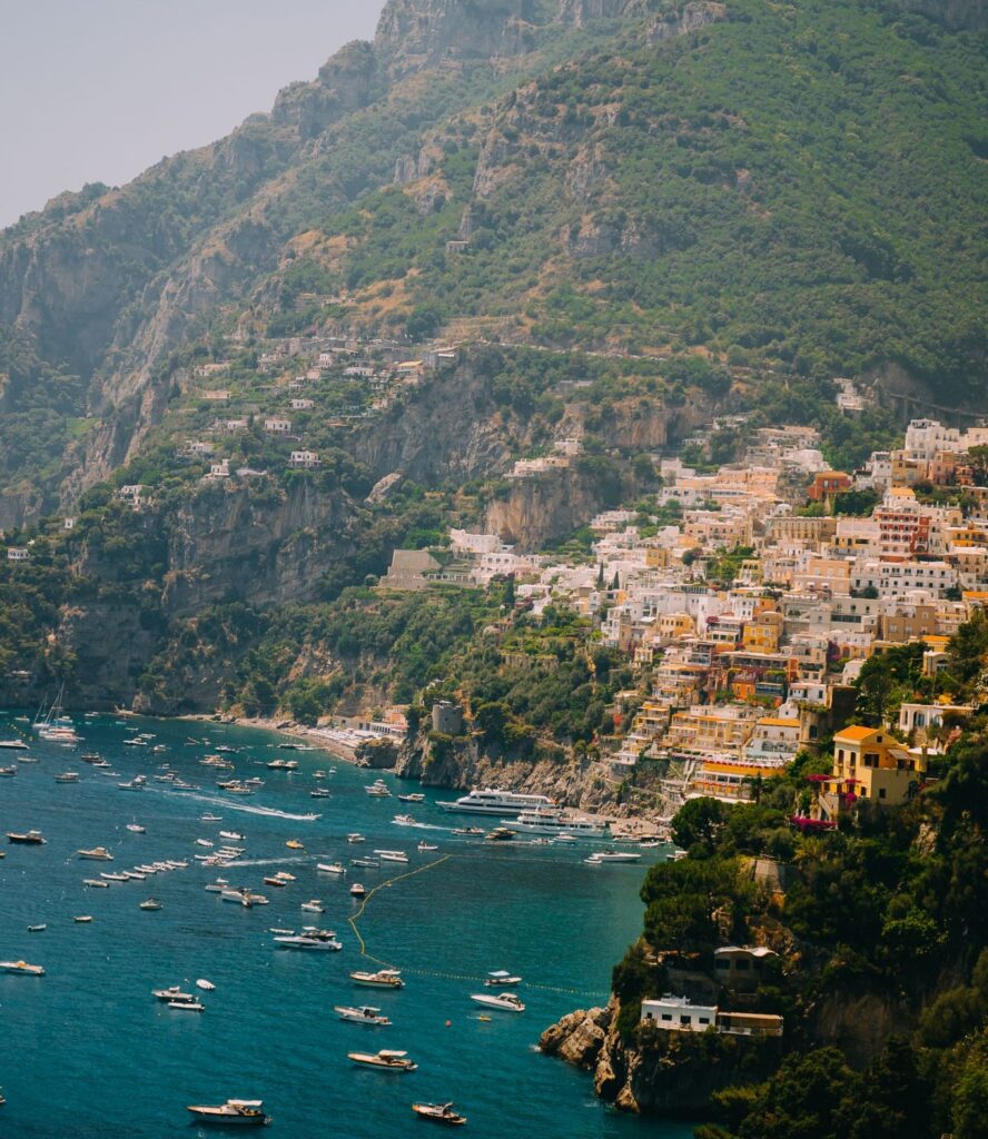 malerisches Positano-Dorf und Bucht an der Amalfiküste